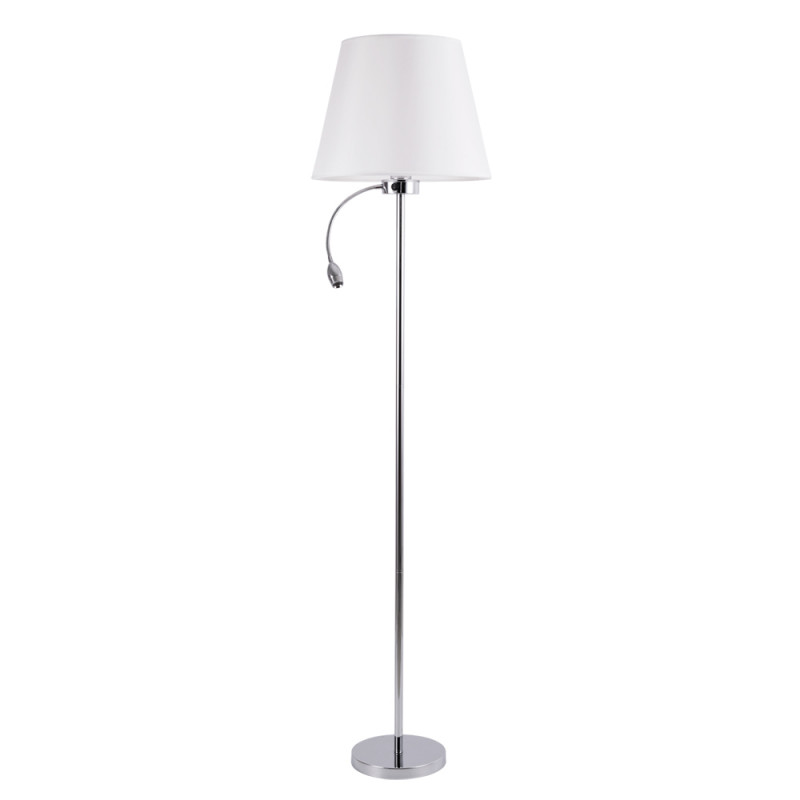 Торшер 38 см, Arte Lamp Elba A2581PN-2CC, хром