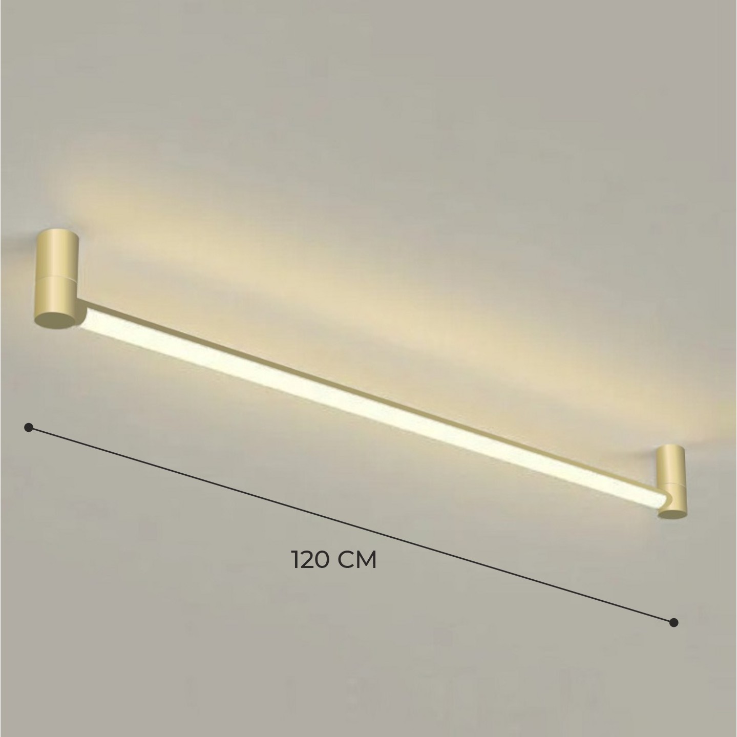 Светильник DZN-20123 ЗОЛОТО D1200/H140/1/LED/24W/4000K PARALLEL2 23-12