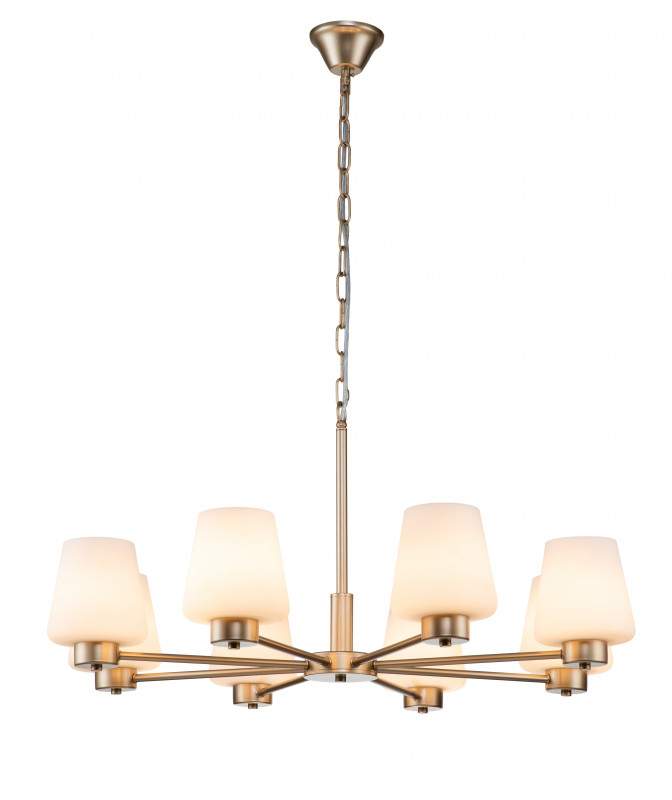 Подвесной светильник 815*815*455/1255 мм, 8*E27 золото Indigo Tulip V000002, 13004/8P Gold