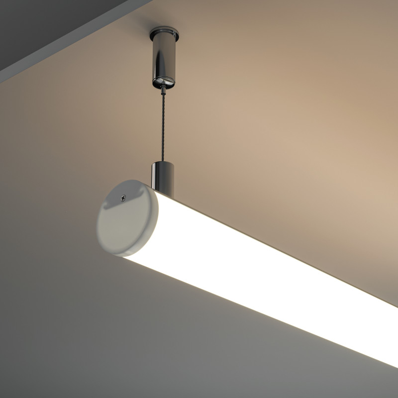 Алюминиевый профиль  Подвесной *15*2000 мм для светодиодной ленты Maytoni Led strip Серебро ALM-D30-S-2M