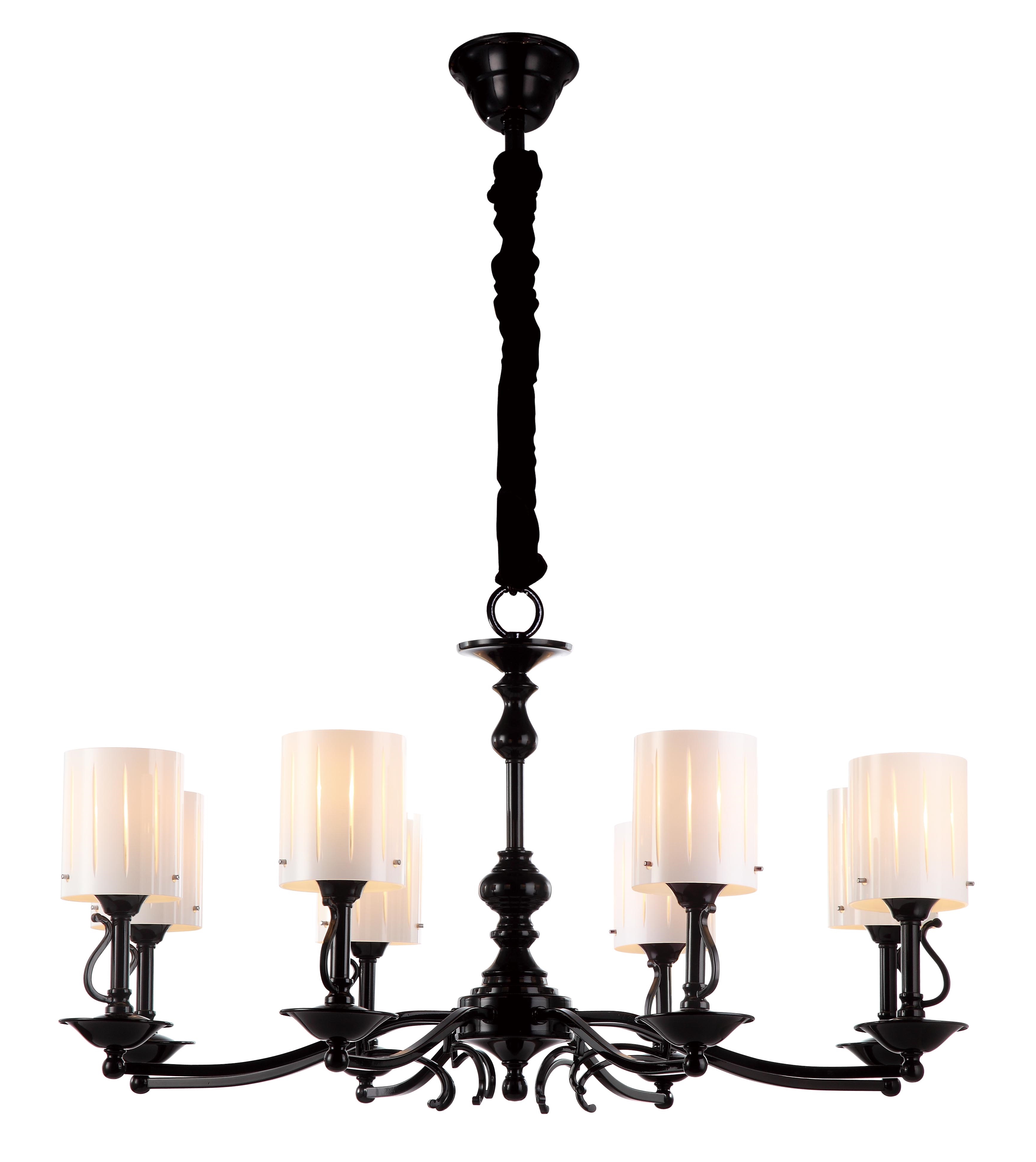 Люстра 820*470-1020, 8*E14, 40W Sfera Sveta Модерн 2167/8 BLACK, Черный