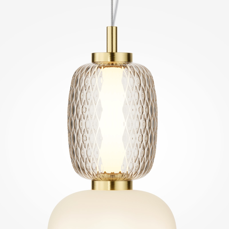Подвесной светильник 17*17*348,5 см, LED, 18W, 3000К, Maytoni Pattern MOD267PL-L18G3K золотой