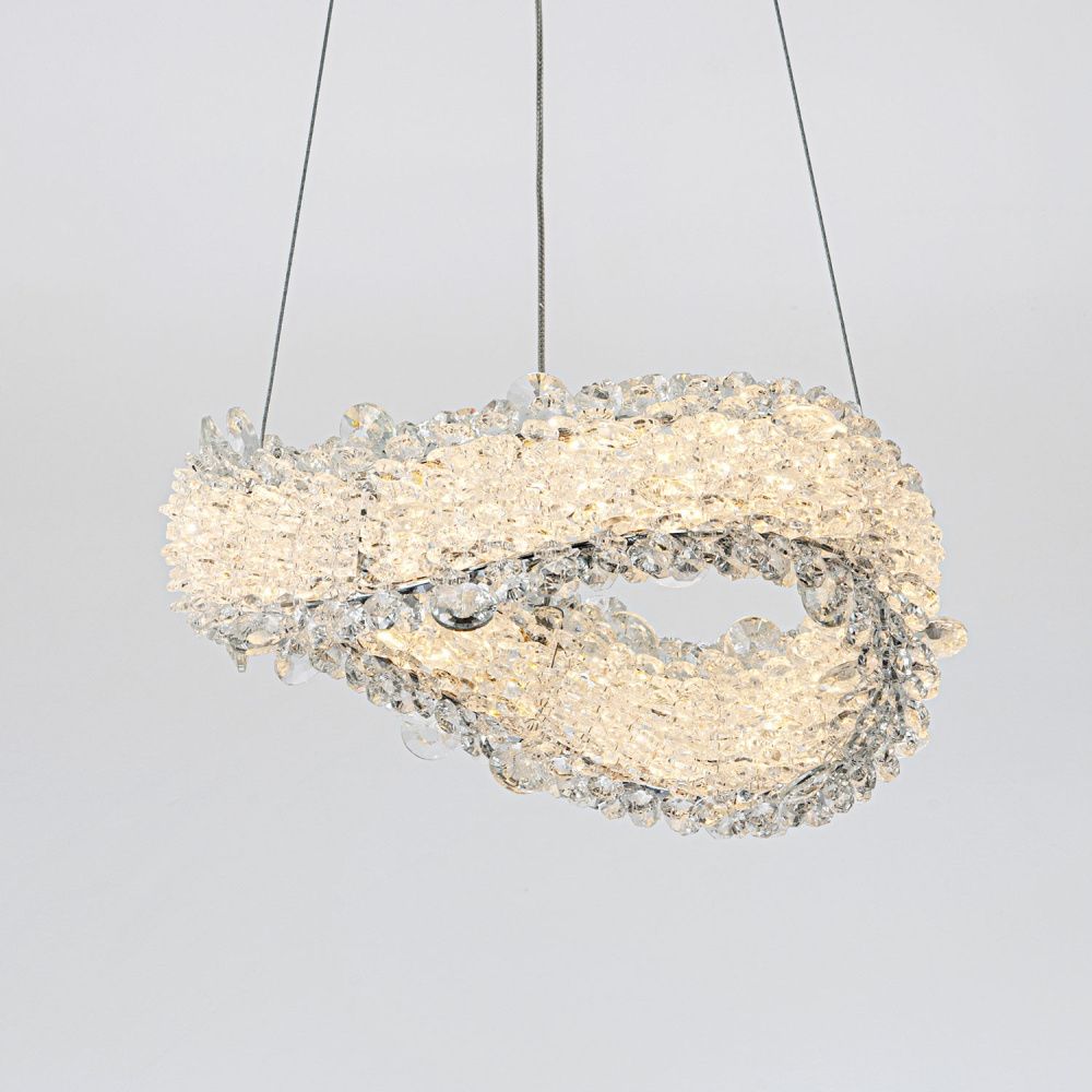 Подвесной светильник 30*32*12/145 см, 3000-6000K LED 28W MODESTYLE MS.5003.300 CR хром