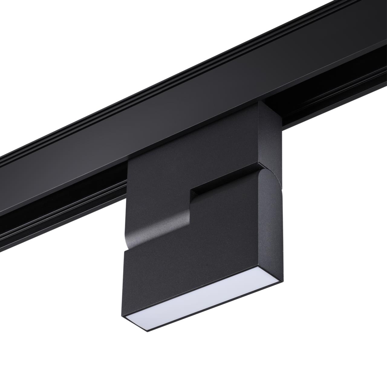 Трековый светодиодный светильник Novotech Kit 358534, 10W LED, 4000K, черный