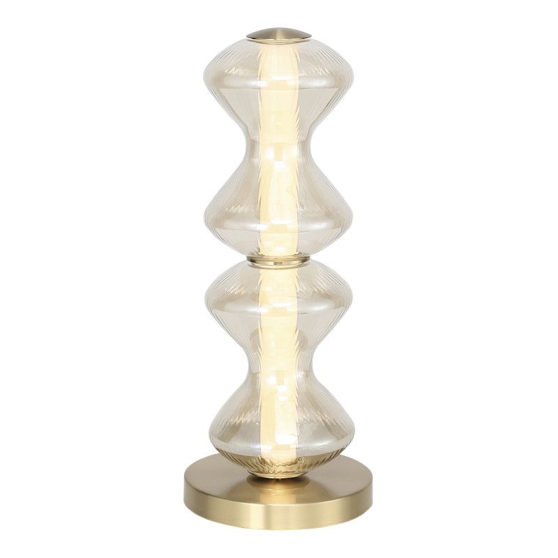 Настольная лампа *18*-45 см, 1*LED, 12W, 3000K, ST-Luce Spine SL6136.214.01, золотой