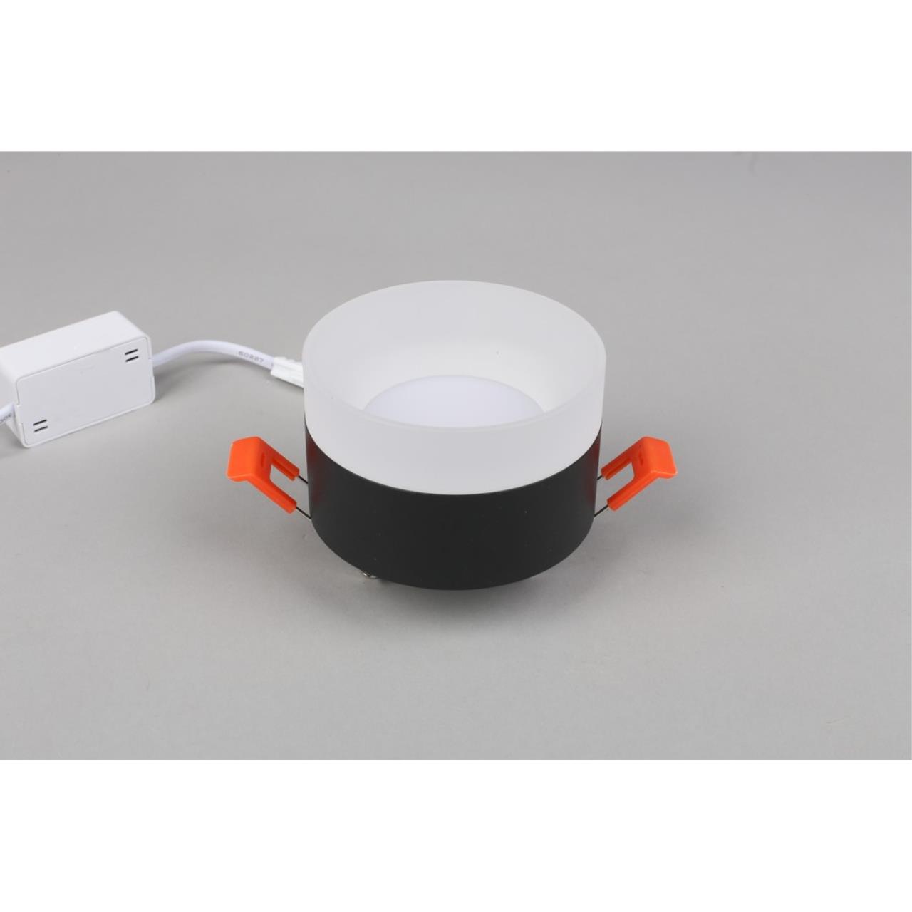 Светильник 8 см, 5W, 4000K, Omnilux Firenze OML-103119-05, черный