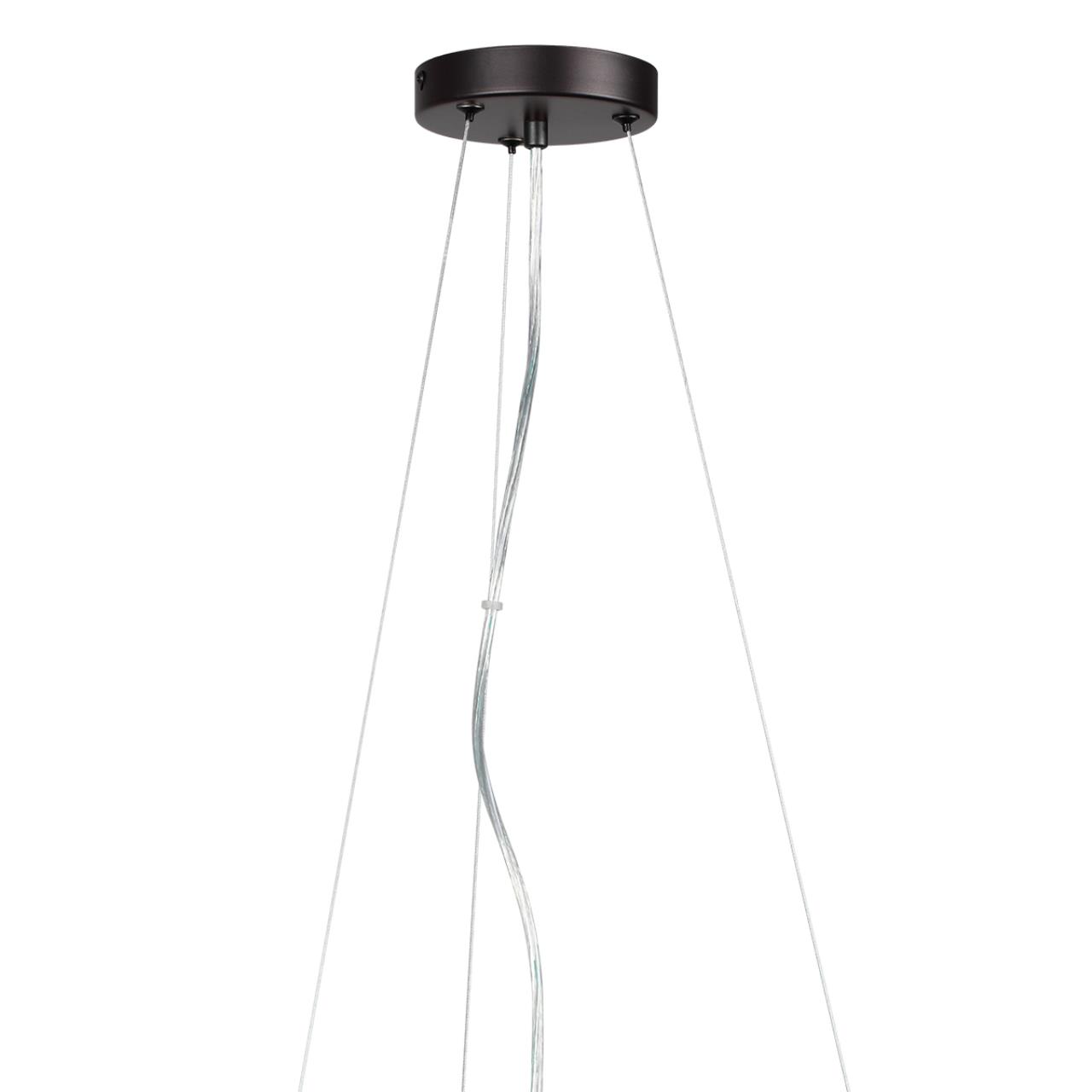 Люстра подвесная 50*188 см, 6*E14 Lumion Zarina 8007/6 черный, золотой