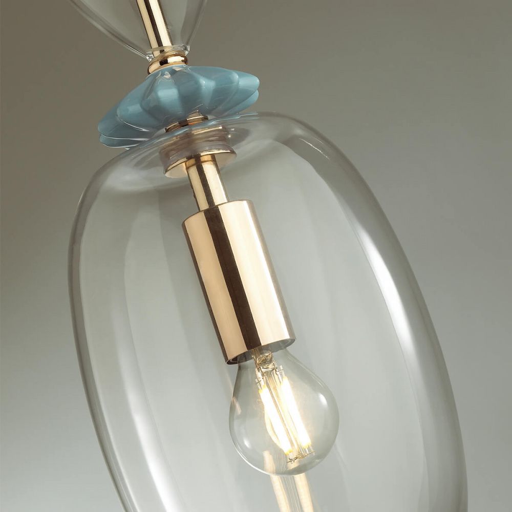 Подвесной светильник диаметр 14 см Odeon Light Bizet 4855/1B Золото