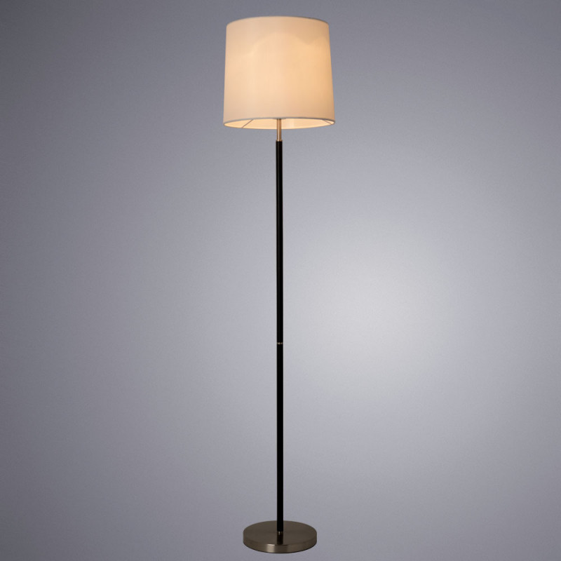 Торшер Arte Lamp Rodos A2589PN-1SS, матовое серебро