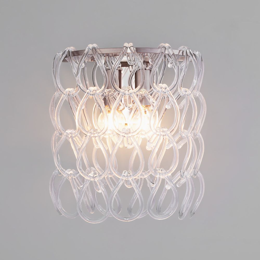 Бра 26*25*15 см, 2*E14*40W, Bogate's Cappio 380/2, никель, a069358