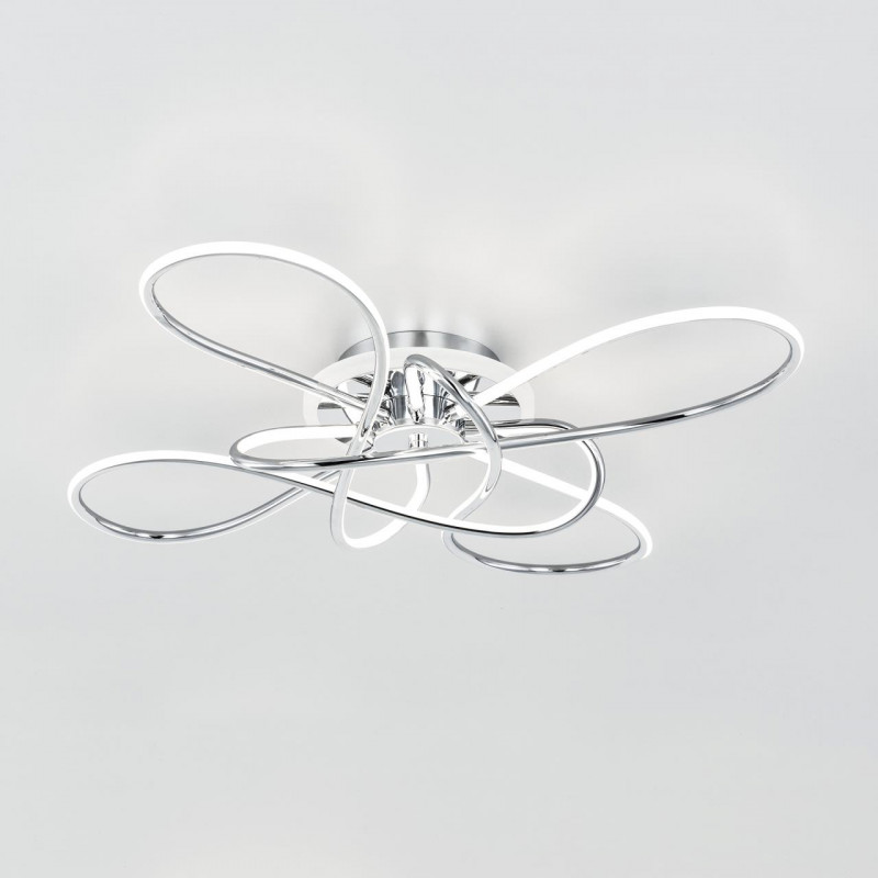 Люстра 65*12 см, LED*90 W, 3000-5500 К, Хром Citilux Джемини CL229B141E