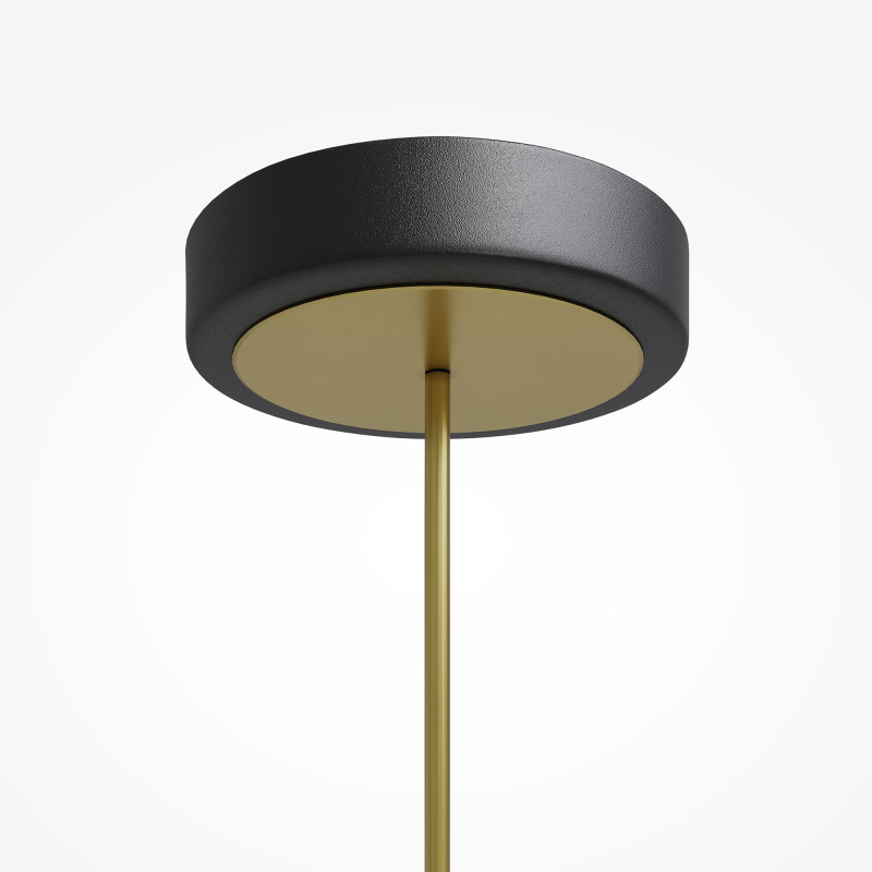 Люстра на штанге 60*60*120 см, LED, 3000К, Maytoni LINK MOD357PL-L40BS3K латунный