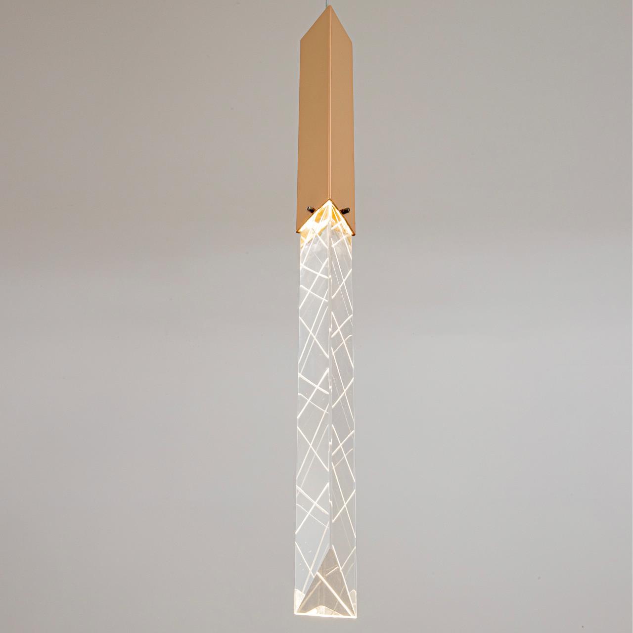 Подвесной светильник 16*16*160 см, LED 5W, 4000K, Золото MODELUX ML.88956.1 GD