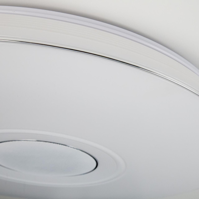 Музыкальный светильник 60*8 см, LED*100 W, 3000-5500 К, Белый Citilux Хром+Белый CL703M101