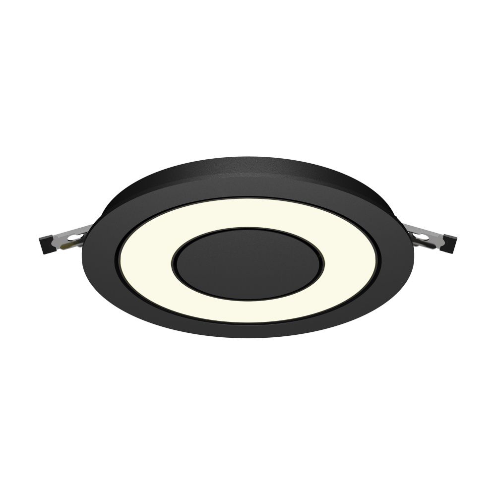 Встраиваемый светильник  DL102-12W3K-B **-3,6 см, *LED*12W, 3000K, Maytoni technical Vector DL102-12W3K-B, Черный
