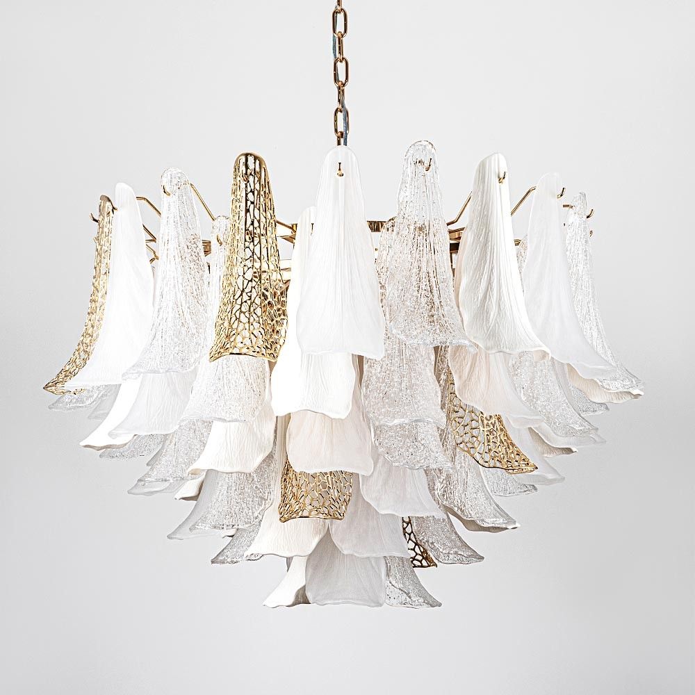 Подвесная люстра 84*73/120 см, 16*Е14 MODELUX premium ML.6777.16PR GD золото