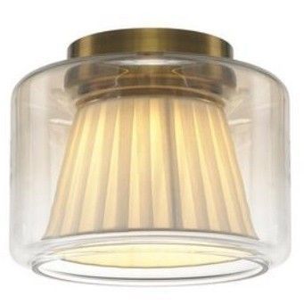 Потолочный светильник 18 см, 8W, 3000K, Aployt Zhyuli APL.089.07.08, латунь