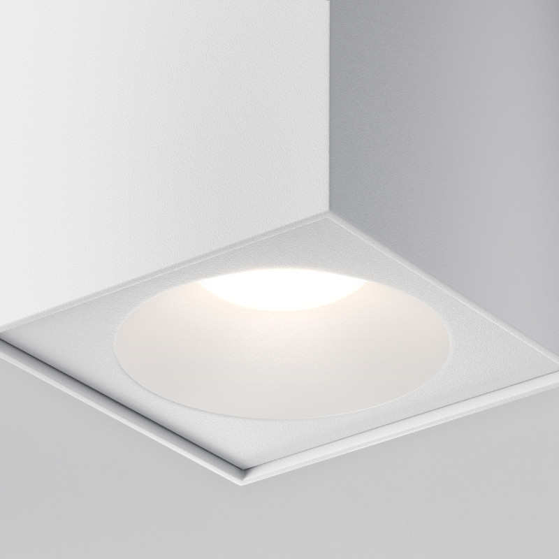 Светильник 9*9 см, GU10 50W, Maytoni Sirius C030CL-01W, белый