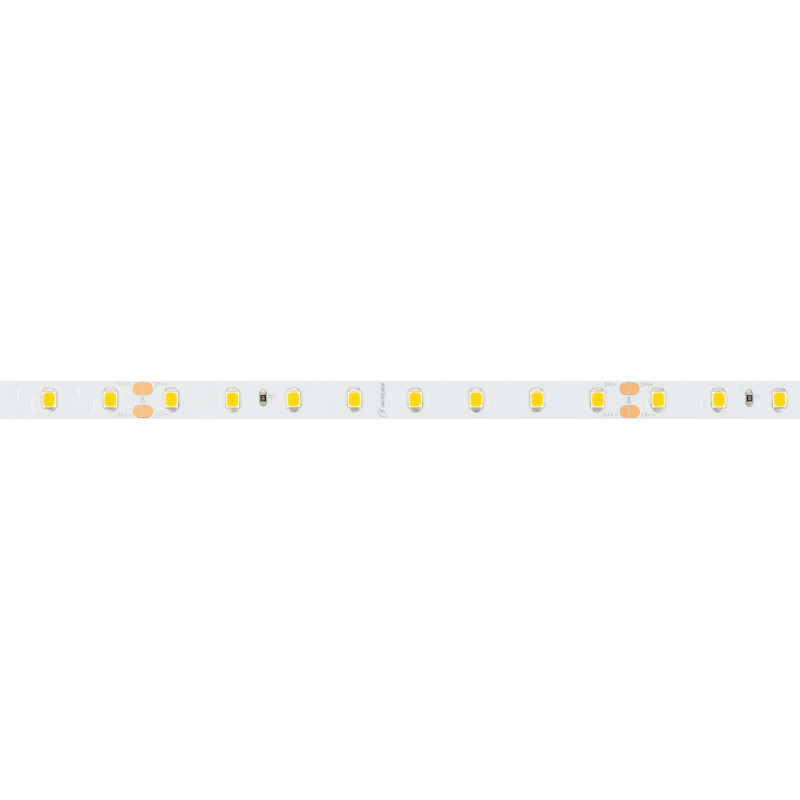 Лента RT-A80-8mm 24V Warm2400 (6 W/m, IP20, 2835, 5m) (Arlight, высок.эфф.150 лм/Вт) 028526(2). Цена указана за 5 метров. Продается кратно 5 метрам.