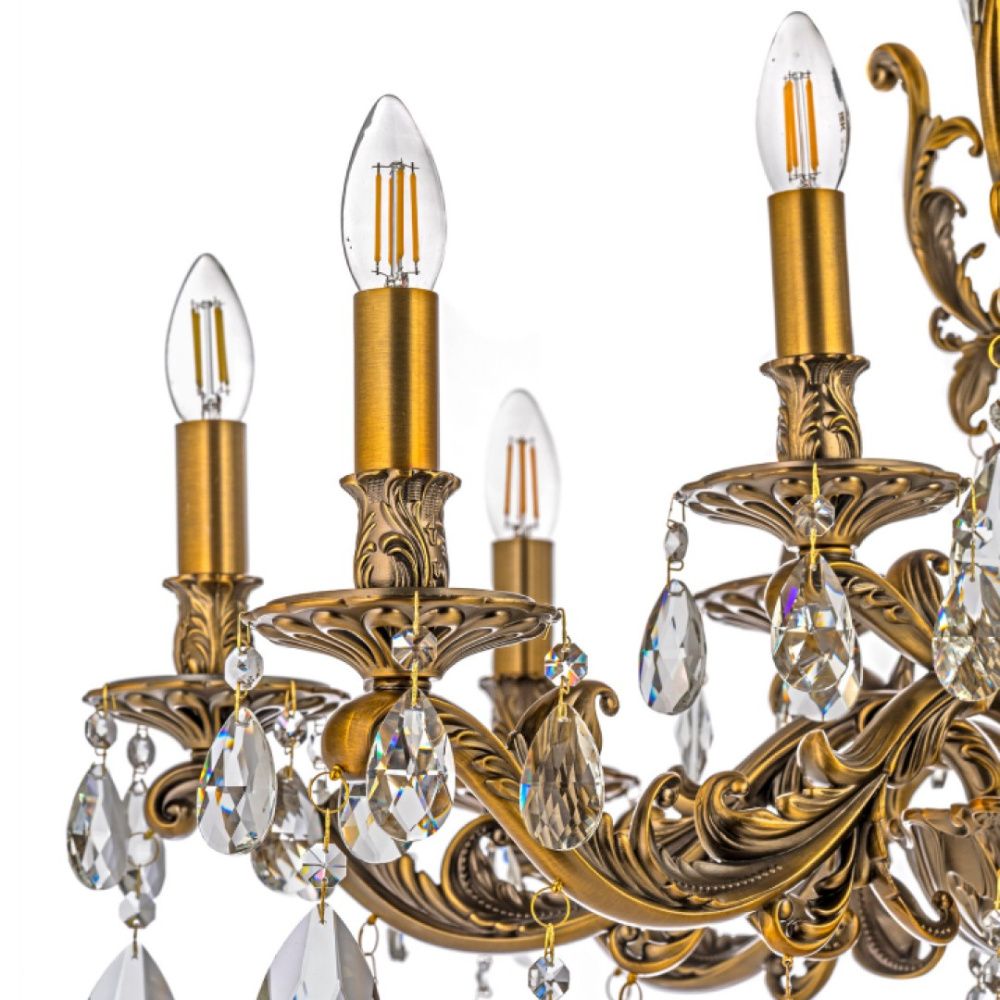 Люстра *84*64 см, 12*E14*40W, Dio D`arte Soprano Soprano E 1.1.12.600 A, Антик