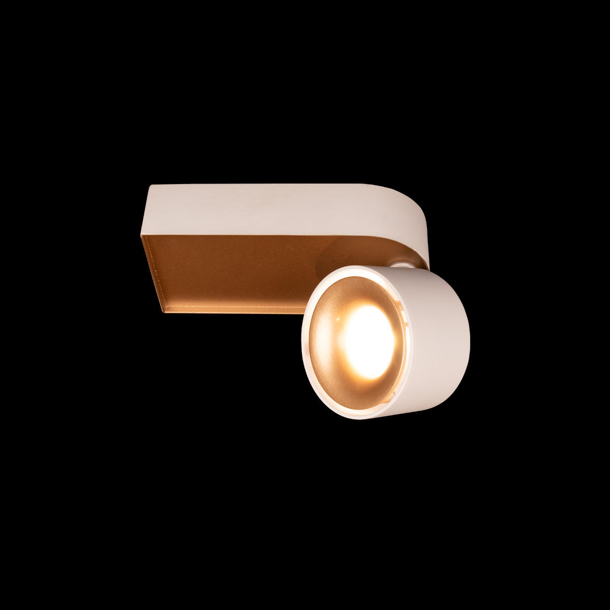 Накладной светильник 15*7*8,5 см, 1*LED*12W 4000K LOFT IT Knof 10324/A Gold White белый, золото