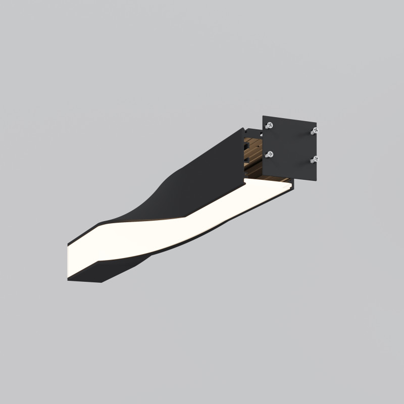 Радиусный профиль ALM-3535R-B-TR-90°-0.4M 3,5*3,5*40 см, Maytoni Led Strip черный
