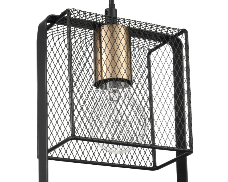 Подвесной светильник  16*146 см, 1*E27 черный, золото Vele Luce Nota VL6412P01