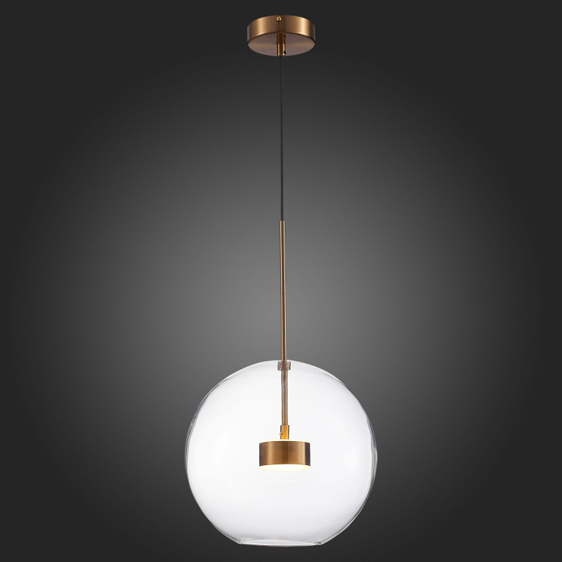 Светильник подвесной 20 см, 14W 3000K ST LUCE BOPONE SL1133.233.01 Латунь