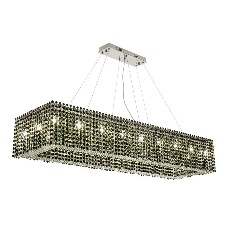 Подвесная люстра 140*40*120 см, G9 20xG9W, Хром MODELUX ML.320.20