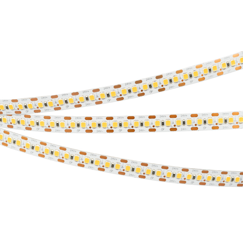 Лента RT-A168-10mm 24V Warm3000-CX2 (17.3 W/m, IP20, 2835, 5m) (Arlight, резка 2 светодиода) 028738(2). Цена указана за 5 метров. Продается кратно 5 метрам.