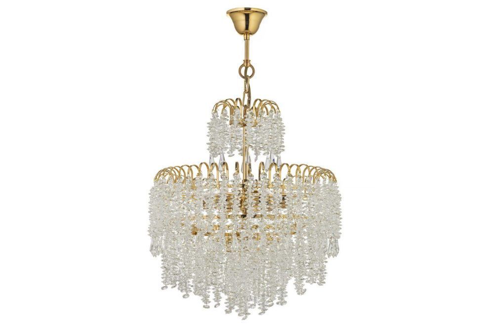 Люстра подвесная *40*45 см, 5*E14*40W, Arti Lampadari Daverio Gold Daverio E 1.5.40.105 G, золотой