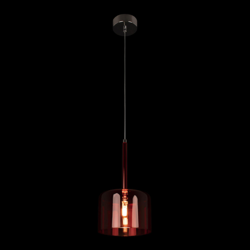 Подвесной светильник 14 см, 1*G4*5W хром Loft It Spillray 10232/A Red