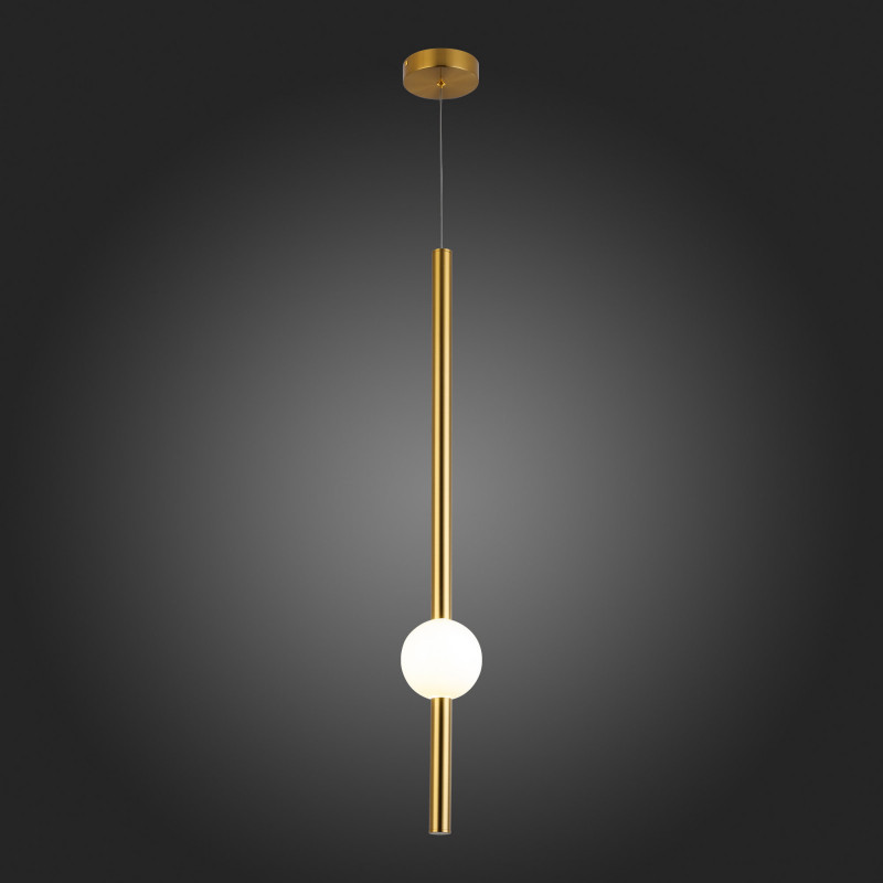 Светильник подвесной 12 см, 18W 4000K ST LUCE ANGURRA SL1222.233.01 Золотистый