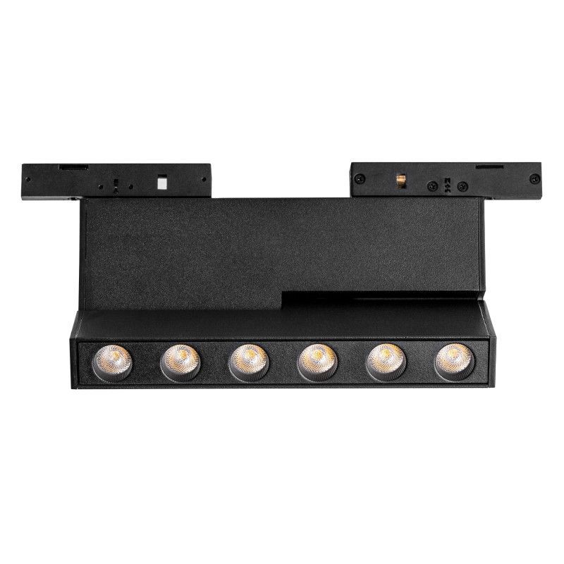 Светильник на шине 15,4*1,5*-8,9 см, *LED*6W, 3000K, Lightstar Linea 206937, черный