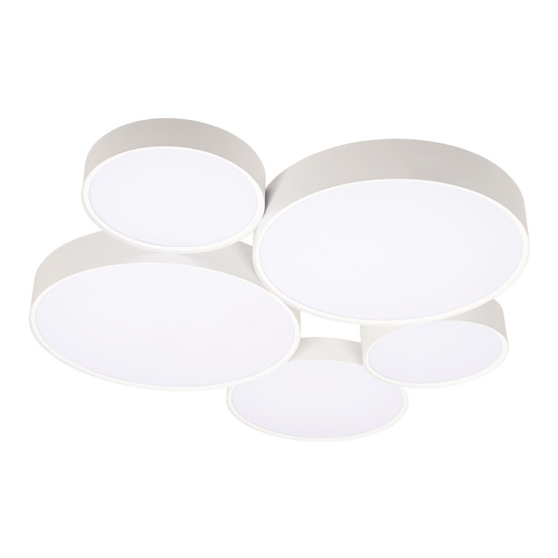 Потолочный светильник 90*10,6 см, 5*LED 4000K белый Loft It Drum 10218 White