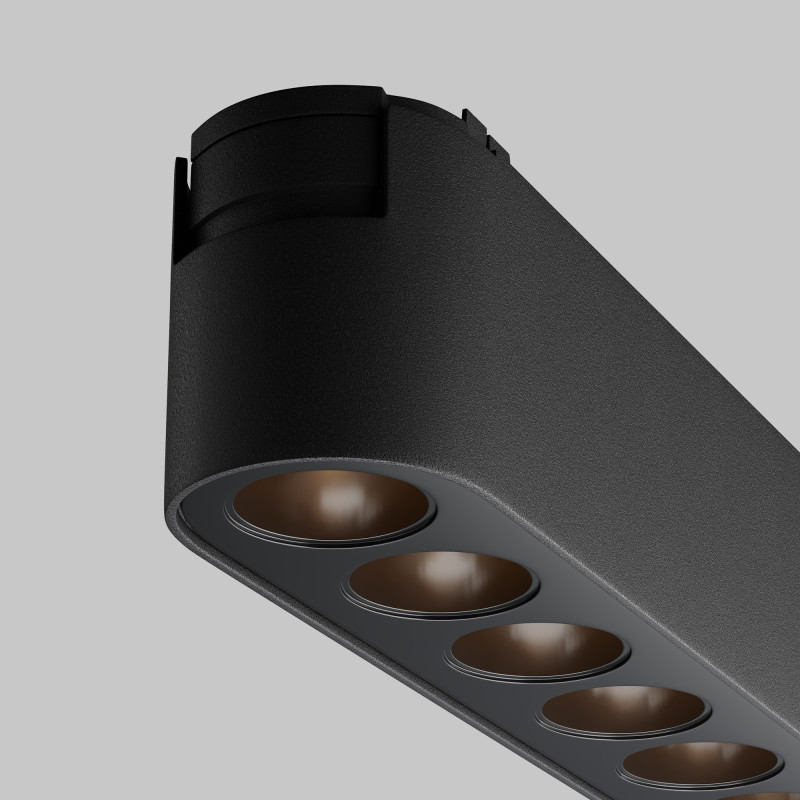 Трековый светильник 2,5*33*2,75 см, LED 16W, 4000К, Черный Maytoni Points TR082-1-18W4K-M-B