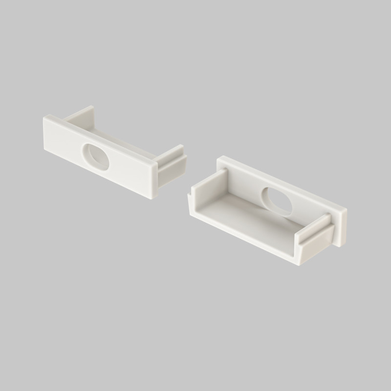 Комплект заглушек (для профиля ALM003S-2M) 10 шт.  6*24*10 мм Maytoni Led strip Хром ALM003EC