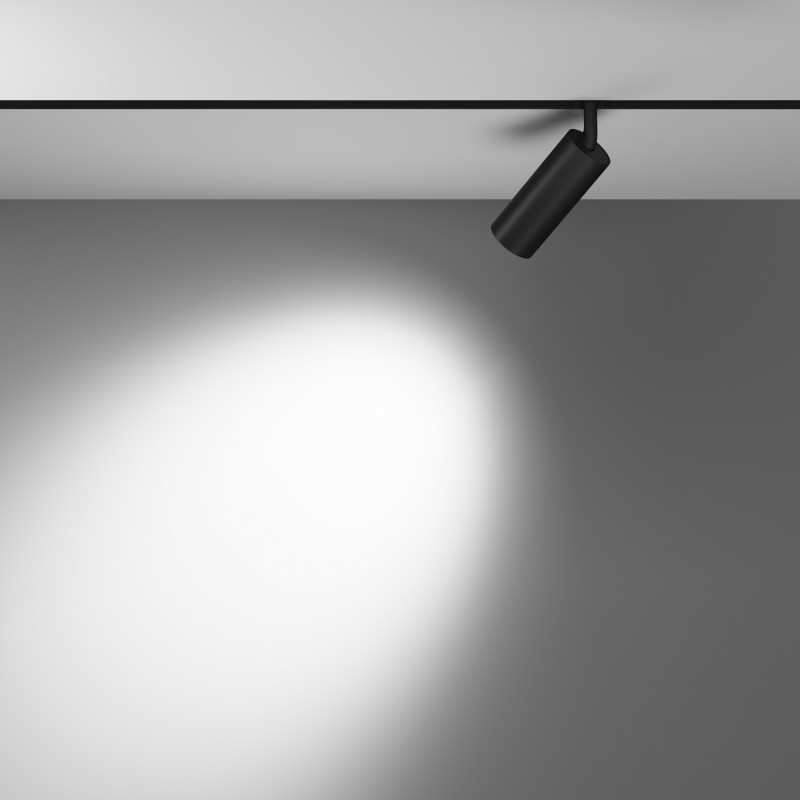 Трековый светильник 5 см, 12W, 3000K Maytoni Technical Focus Exility LED TR032-2-12W3K-M-B черный