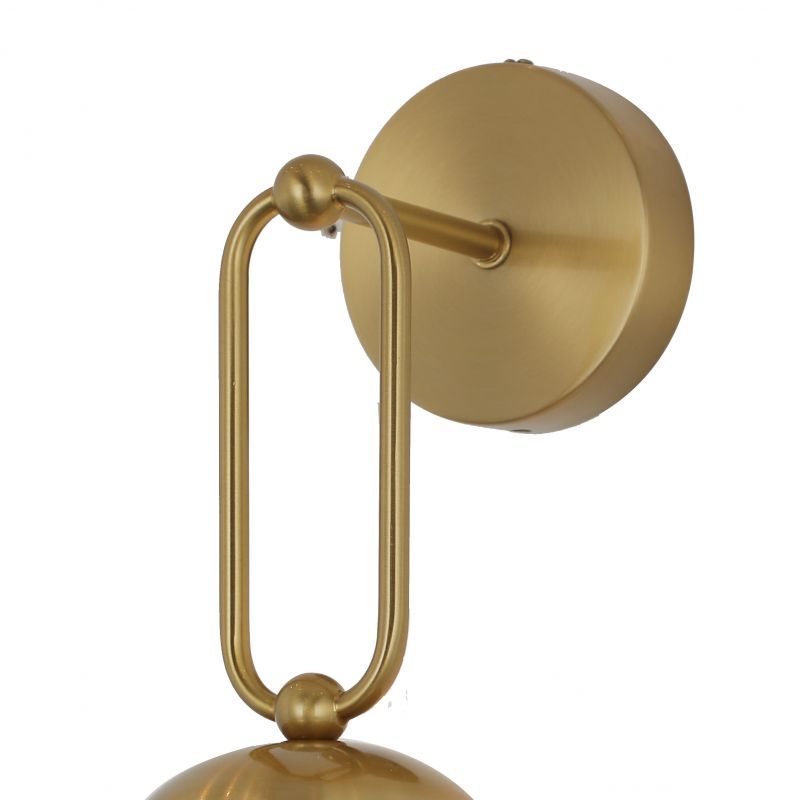 Бра F-Promo Showy 2978-1W, D170*W130*H290, латуни, плафон из выдувного прозрачного стекла