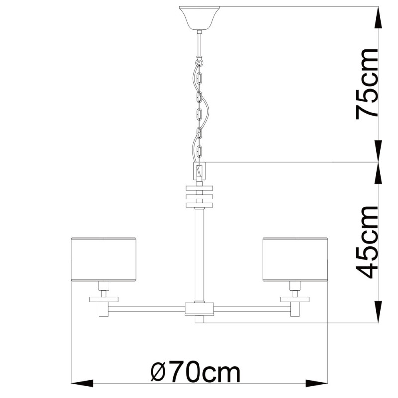 Люстра Arte Lamp A3990LM-6CC Хром