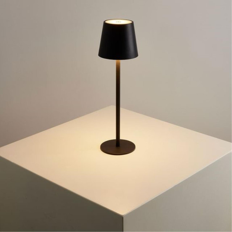 Уличный настольный светильник 36 см, 2W, 3000-6000K, Arte Lamp Fuyue A1614LT-1BK, черный