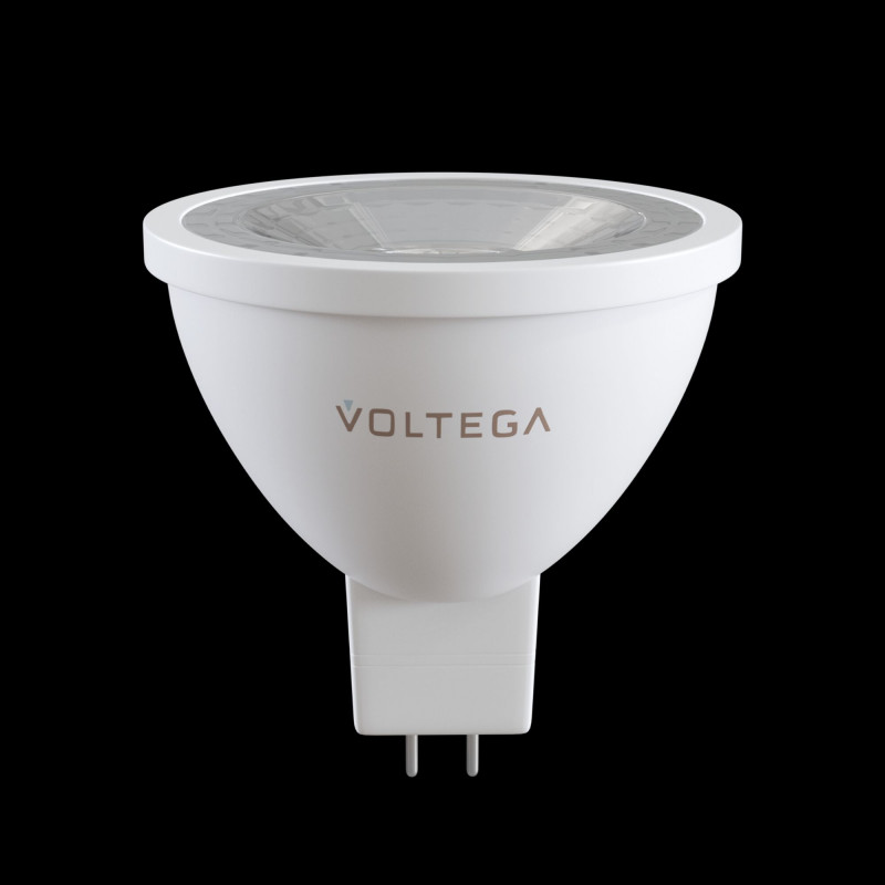 7062 Лампа светодиодная  Voltega Simple 7W 580Lm 2800K Lens 38° GU5.3