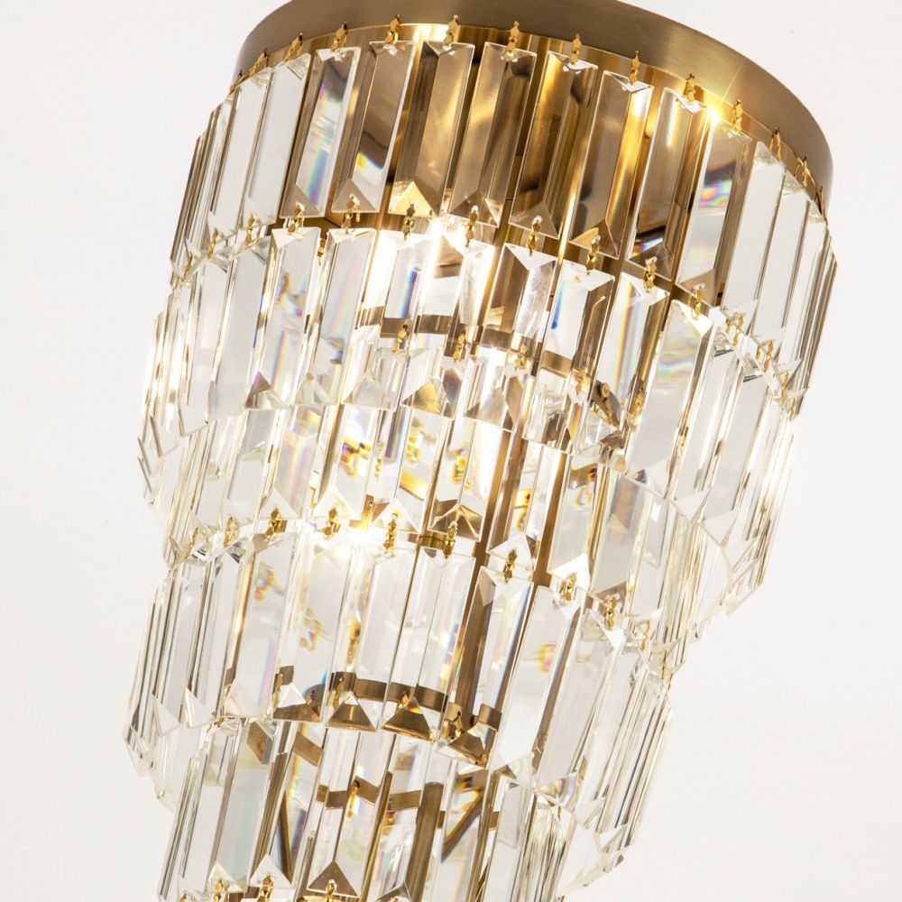 Подвесная люстра 26*26,6*82 см, Е14 4x40W, , Латунь MODELUX ML.854.4 BS