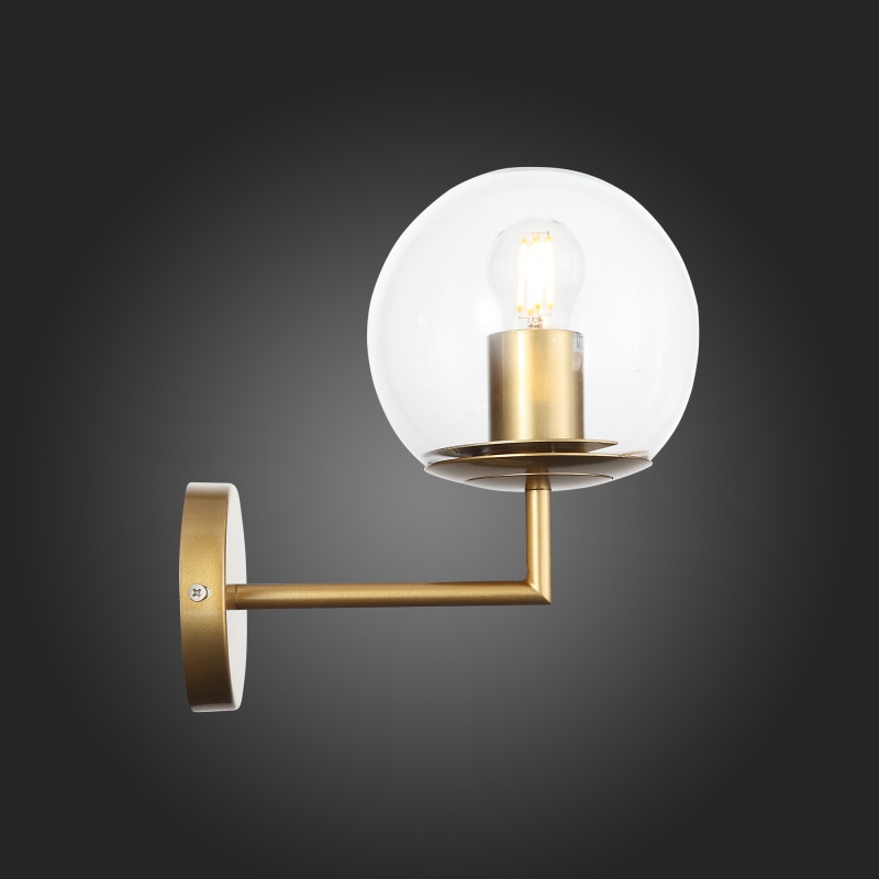 Светильник настенный 15 см, 40W, ST LUCE LIORA SL1150.201.01 Матовое золото