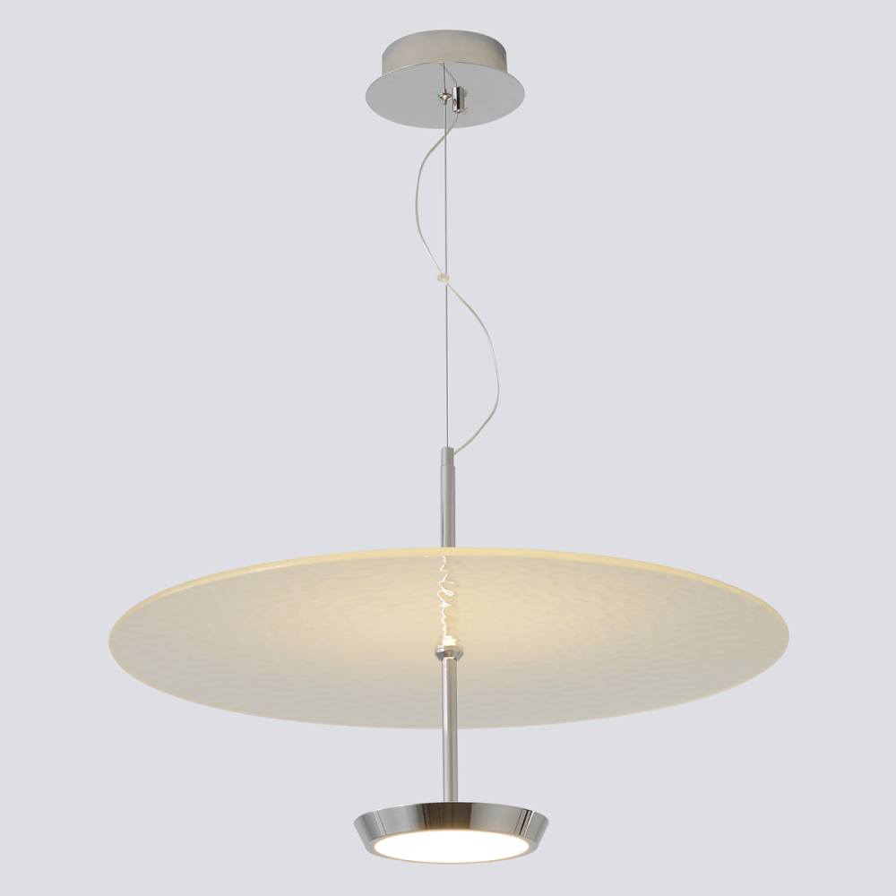 Подвесной светильник 60 см, 18W, 3000-6000K, Crystal Lux NICOLE SP18W LED, хром