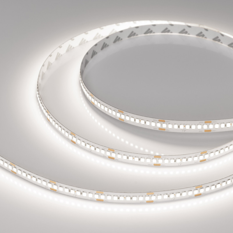 Лента RT-A240-10mm 24V Day5000 (22 W/m, IP20, 2835, 5m) (Arlight, высок.эфф.150 лм/Вт) 038742. Цена указана за 5 метров. Продается кратно 5 метрам.
