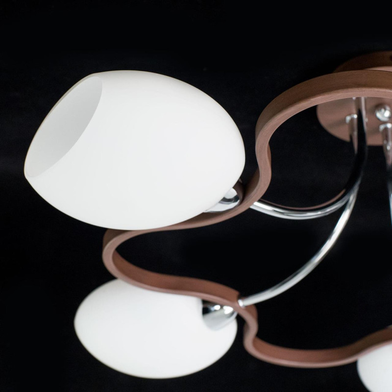 Люстра Citilux CL131151 венге, Е14, 5*60ВТ, 17м2