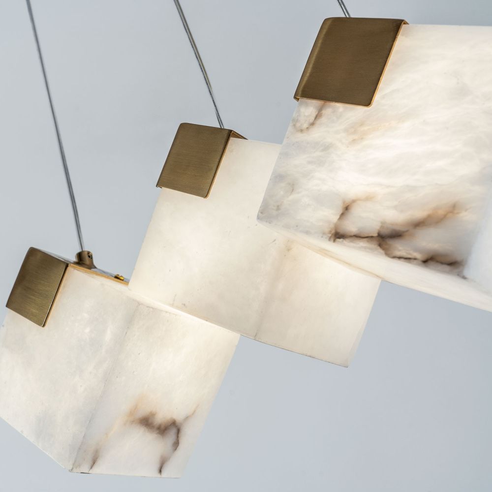 Подвесной светильник 70*10*40/100 см, 6xG9 MODESTYLE MS.160.700 BS латунь