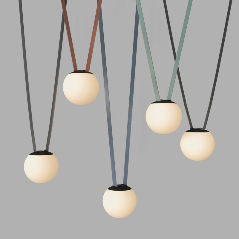 Трековый однофазный светильник 15 см, 10W, 3000K, Denkirs Belty Orb DK5551-BK, черный