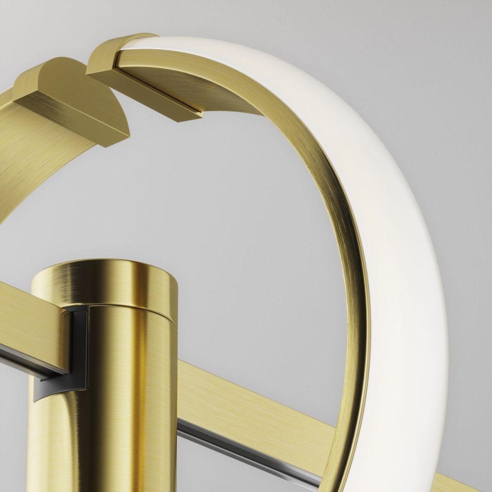 Трековый магнитный светильник 19 см, 10W, 3000K, Maytoni Technical Zero Flarity TR230-1-10W3K-BS, латунь